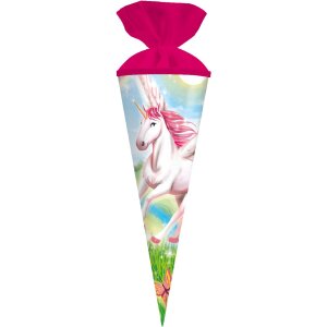 Goldbuch Schultüte 50 cm rund Alicorn Einhorn-Motiv...