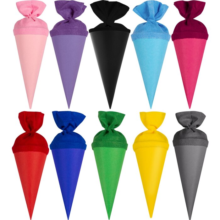 Школьная сумка Goldbuch craft 15 см с фетровой застежкой из цветного картона