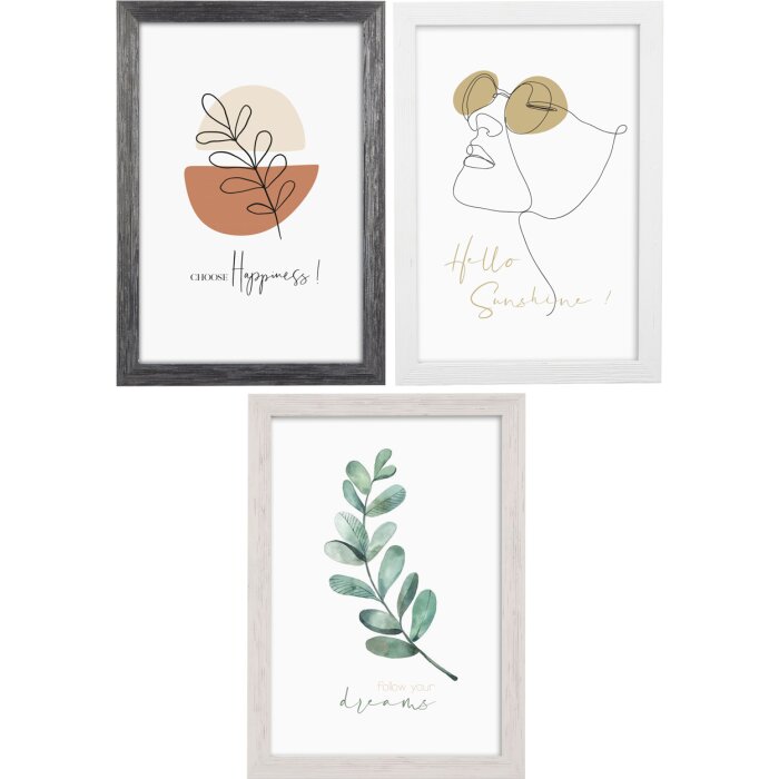 Фоторамка Goldbuch Zoe из МДФ под дерево с блочным профилем от 10x15 см до 30x40 см