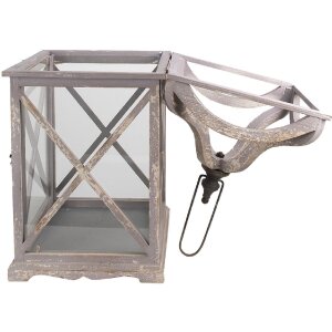 Clayre & Eef 50742 Laternen 2er Set Grau...