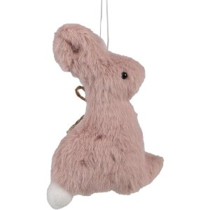 Clayre & Eef 65351 Dekoanhänger Kaninchen Rosa...