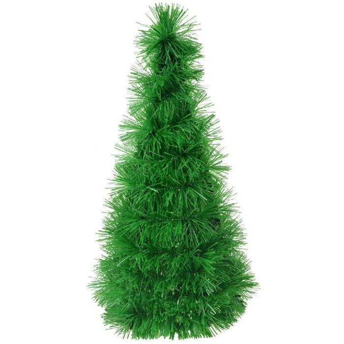 Декоративная ёлка Clayre & Eef, зелёная, Ø 12x27 см