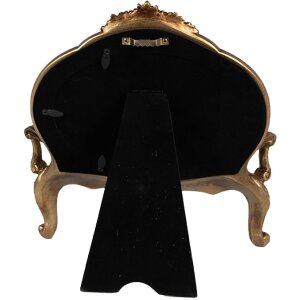 Clayre & Eef 2F1043 Fotorahmen 26x5x28 cm 18x13 cm Goldfarbig