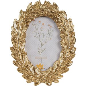 Фоторамка Clayre & Eef 2F1050 10x2x13 см золотистая