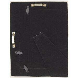 Clayre & Eef 2F1057 Fotorahmen 16x3x21 cm Beige Goldfarbig 10x15 cm