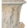 Clayre & Eef 5MG0033 Wand-Blumentopf Beige 47x23x77 cm stilvolle Dekoration