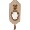 Зеркало Clayre & Eef 62S292, бежевое с золотым оттенком, настенное, антик, 20x2x44 см