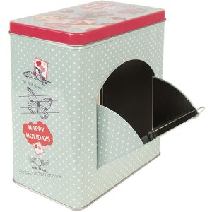 Clayre & Eef 6BL0125 Blechbüchse Grün 16x10x18 cm