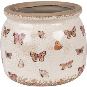 Clayre & Eef 6CE1662M Dekoration Blumentopf Ø...