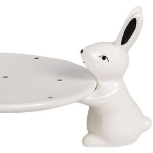 Clayre & Eef 6CE1692 Schale 24x23x12 cm Weiß...