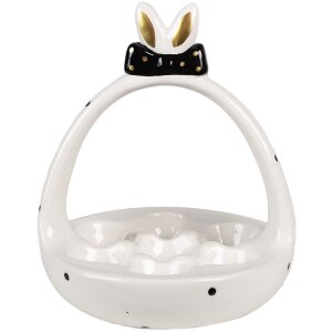 Clayre & Eef 6CE1695 Eierplatte Ø 16x19 cm...