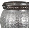 Clayre & Eef 6GL4377 Teelichthalter Silber 7x6 cm