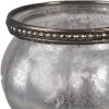 Clayre & Eef 6GL4379 Teelichthalter Silberfarbig 9x6 cm