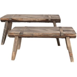 Столик для растений Clayre & Eef, коричневый, 38x17x17 см, элегантный дизайн