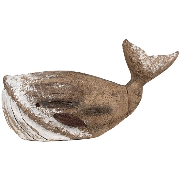 Декоративная фигура тюльпана Clayre & Eef, 39x15x21 см, коричневый/белый