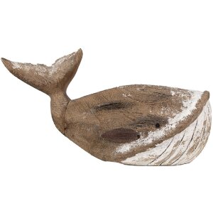 Декоративная фигура тюльпана Clayre & Eef, 39x15x21 см, коричневый/белый