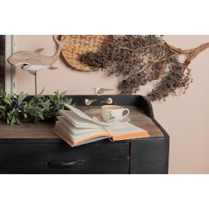 Clayre & Eef 6H2354 Deko-Hai Braun 34x8x39 cm Maritimes Wohnaccessoire