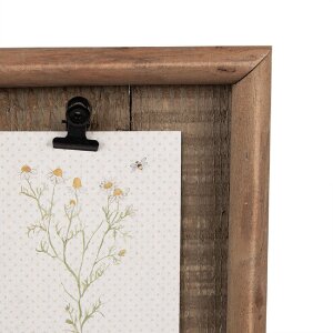 Фоторамка Clayre & Eef 6H2358 с клеммой, коричневая, 16x3x21 см