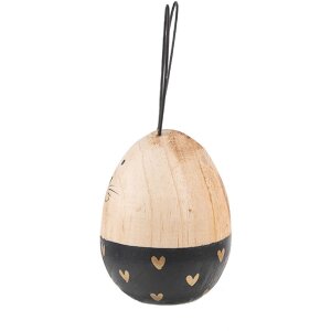 Clayre & Eef 6H2383 Deko-Kaninchen Braun 6x14 cm