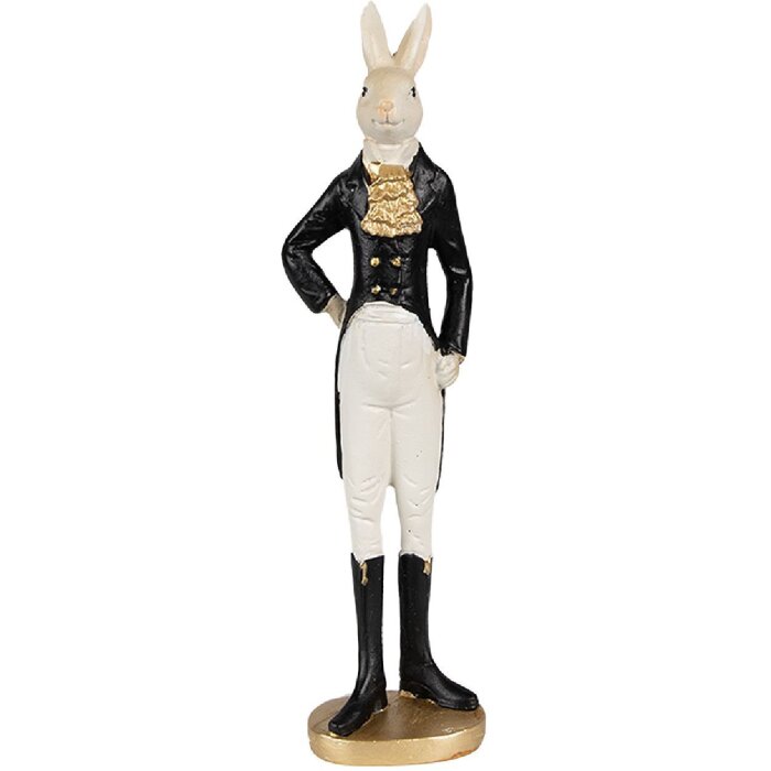 Clayre & Eef 6PR4006 Deko-Kaninchen Beige 11x8x40 cm