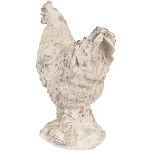 Clayre & Eef 6PR4054 Deko-Huhn 21x12x26 cm Beige