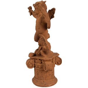 Декоративный ангел Clayre & Eef, коричневый, 13x13x30 см