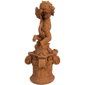 Декоративный ангел Clayre & Eef, коричневый, 13x13x30 см