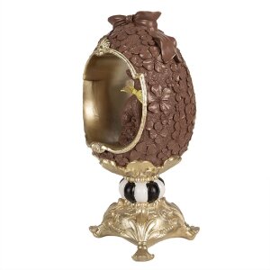 Clayre & Eef 6PR4099 Dekoration Kaninchen im Ei Braun 16x14x30 cm