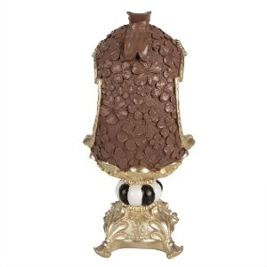 Clayre & Eef 6PR4099 Dekoration Kaninchen im Ei Braun 16x14x30 cm