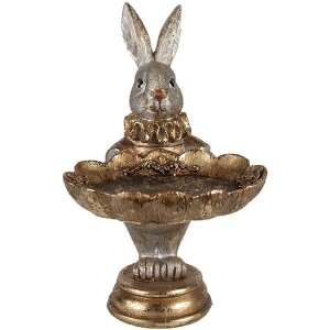 Clayre & Eef 6PR4114 Schale Kaninchen 11x9x15 cm...