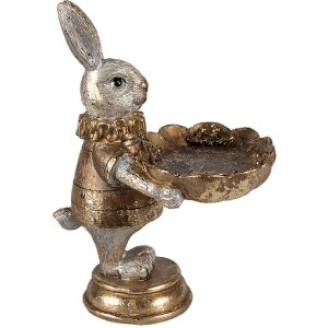 Clayre & Eef 6PR4114 Schale Kaninchen 11x9x15 cm...