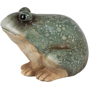 Clayre & Eef 6PR4124 Deko Frosch Grün 13x12x9 cm