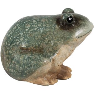 Clayre & Eef 6PR4124 Deko Frosch Grün 13x12x9 cm