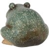 Clayre & Eef 6PR4124 Deko Frosch Grün 13x12x9 cm