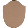 Clayre & Eef 6PR4135 Wanddekoration 25x3x30 cm Goldfarbig