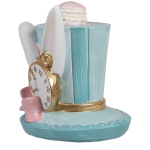 Clayre & Eef 6PR4153 Deko-Hut Blau 13x11x12 cm