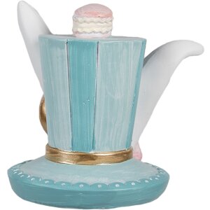 Clayre & Eef 6PR4153 Deko-Hut Blau 13x11x12 cm