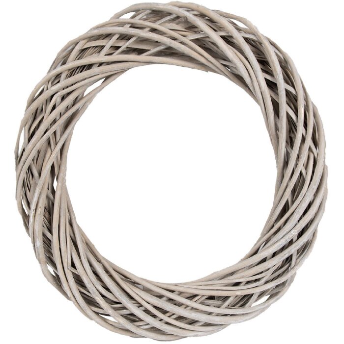 Clayre & Eef 6RO0600L Deko-Kranz Braun 50x9 cm Elegantes Design