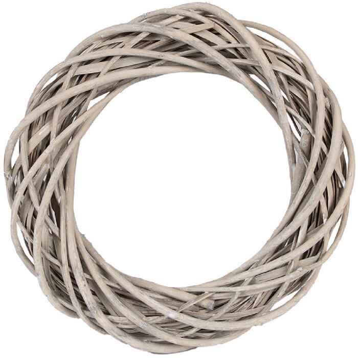 Clayre & Eef 6RO0600S Dekokranz Braun 30x6 cm stilvolle Raumdekoration