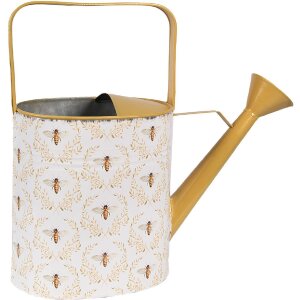 Clayre & Eef 6Y5517 Gießkanne Dekoration Weiß 33x12x32 cm