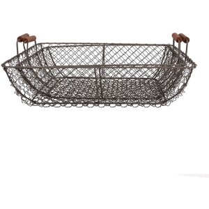 Набор корзин Clayre & Eef, 2 шт., коричневый, 40x34x14/36x30x13 см