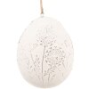 Clayre & Eef 6Y5567 Deko-Hänger Ei Weiß 10x2x8 cm