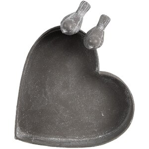 Clayre & Eef 6Y5583 Pflanzenhalter Grau 19x17x7 cm