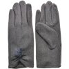 Juleeze JZGL0070 Перчатки женские войлочные с помпоном серые один размер