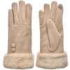 Juleeze JZGL0081 Elegante Damen-Handschuhe Beige Größe