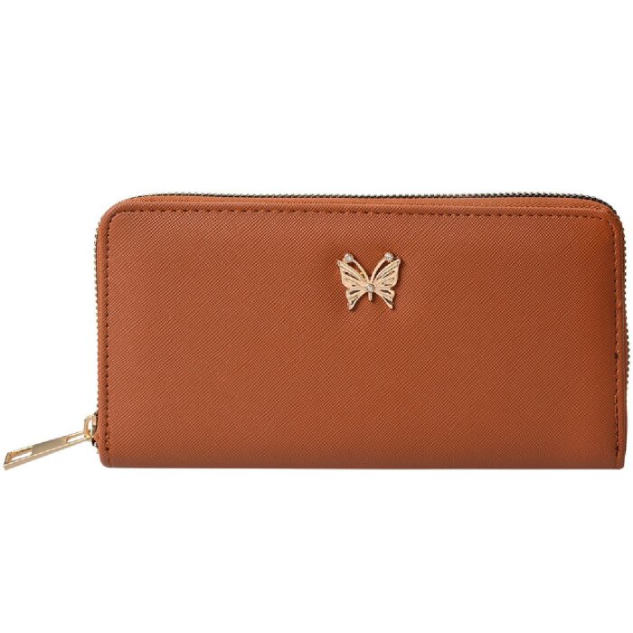 Juleeze JZWA0193CH Кошелек Butterfly коричневый 19x10 см