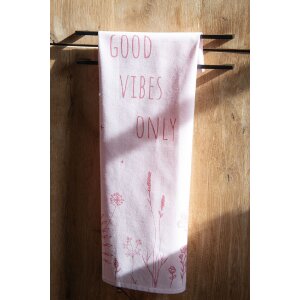 Clayre & Eef KT042.047 Küchentuch Rosa Good Vibes 47x70 cm