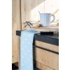 Clayre & Eef KT042.049 Küchentuch Herzchen Blau 47x70cm