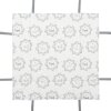Clayre & Eef LGD47 Узор из лент для хлебных корзин 35x35x8 белый серый