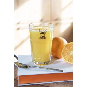 Clayre & Eef RAEGL0004 Заяц Стакан для питья прозрачный 300 мл 7x12 см